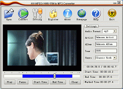 Allok AVI MPEG WMV RM to MP3 Converter 1.8.4