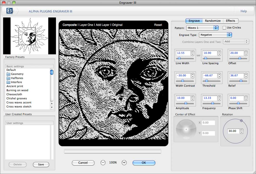 AlphaPlugins Engraver III for Mac OSX 1.0