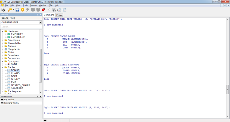 Alt SQL Developer for Oracle 1.8.38