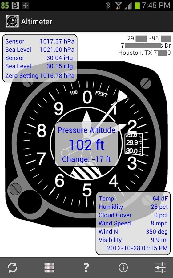Altimiter & Barometer Monitor 1.3