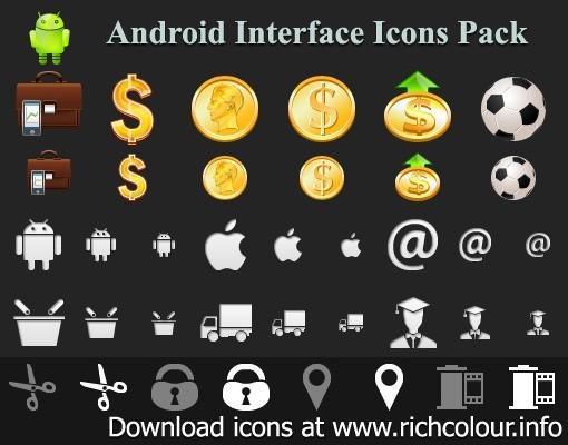 Android Interface Icons Pack 2013.1