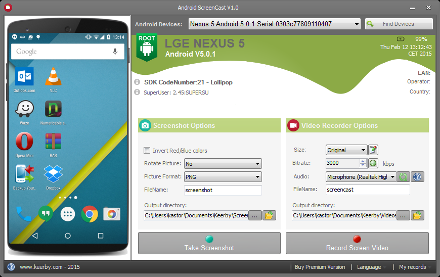 Android Screencast 1.0