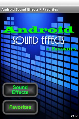 Android Sound Effects + Fav's 1.3