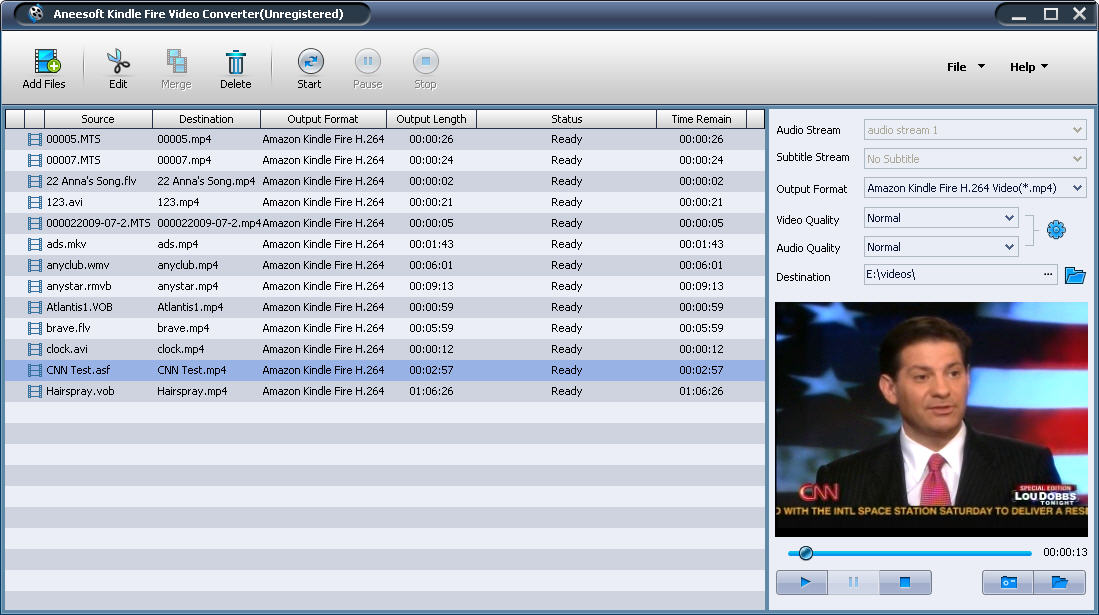 Aneesoft Kindle Fire Video Converter 3.5.0.0