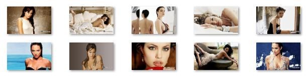 Angelina Jolie Windows 7 Theme 1.00