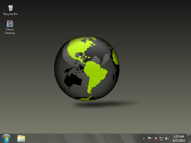Animated Green Globe Desktop 1.0.0