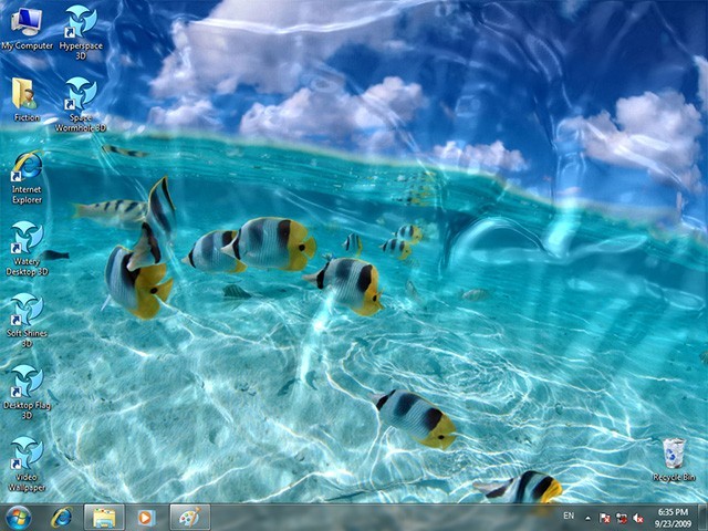 Watery Desktop 3D 3.33