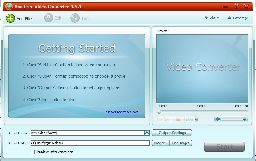 Ann Free Video Converter 4.5.1