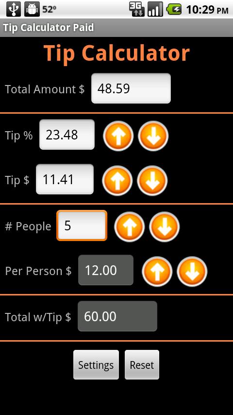 Another Tip Calculator *Paid* 1.2