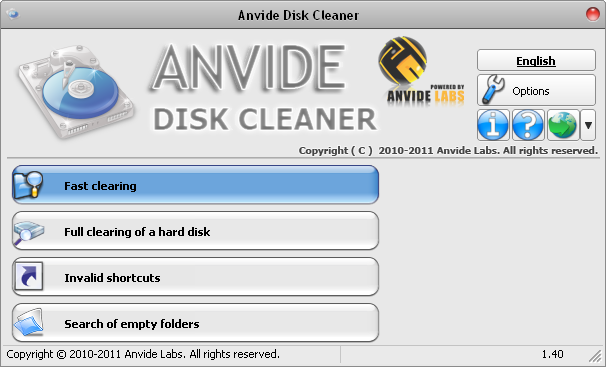 Anvide Disk Cleaner 1.40