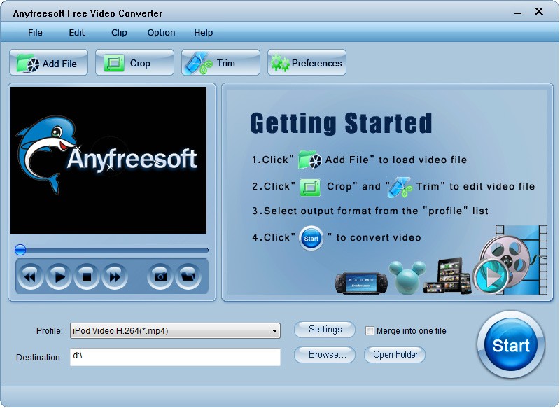 Anyfreesoft Free Video Converter 3.2.12