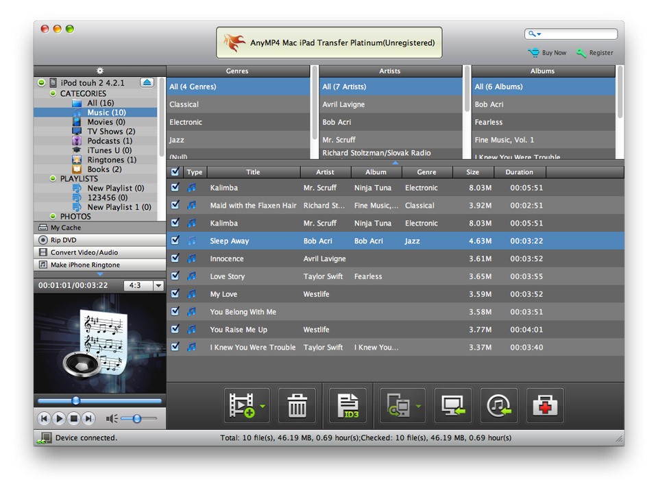 AnyMP4 Mac iPad Transfer Platinum 7.0.22