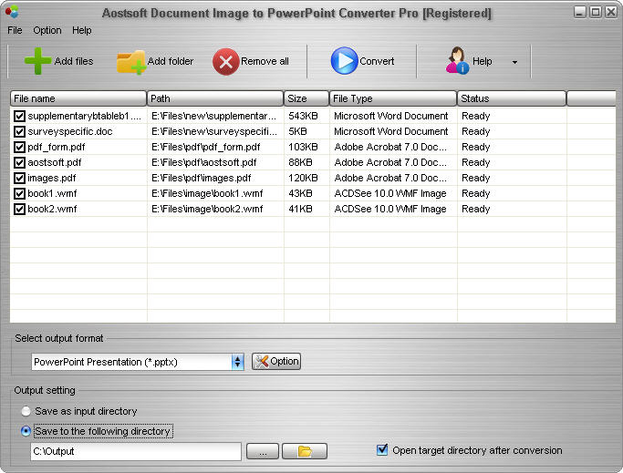 Aostsoft Document Image to PowerPoint Converter Pro 3.8.2