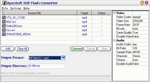ApecSoft 3GP Flash Converter V1.11