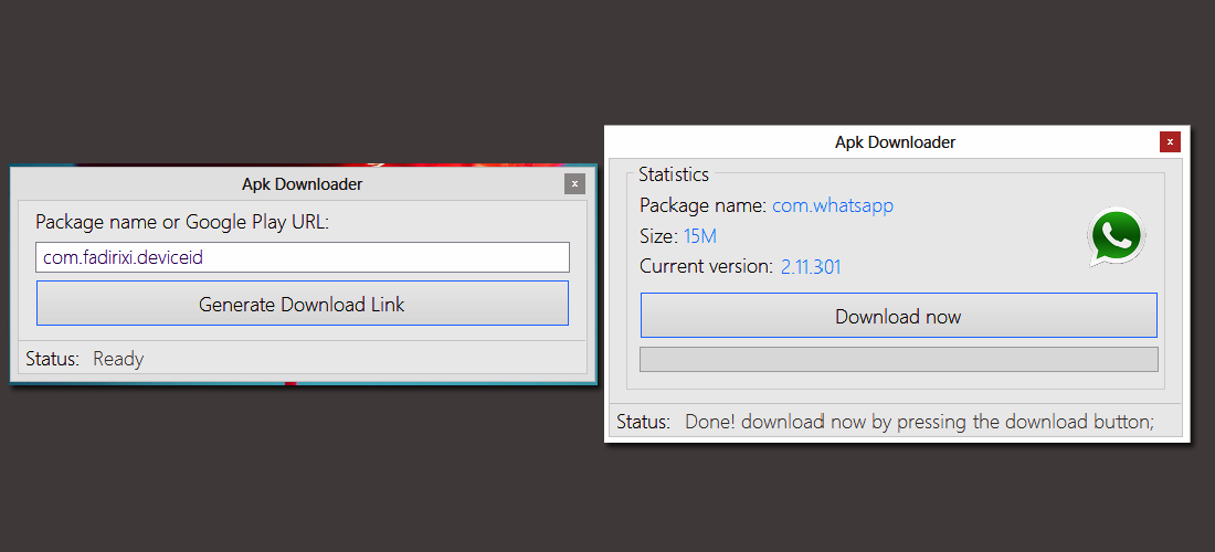 Apk Downloader for Windows v1.0