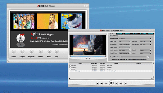 Aplus DVD Ripper and Video to iPod PSP 3GP PPC 13.90
