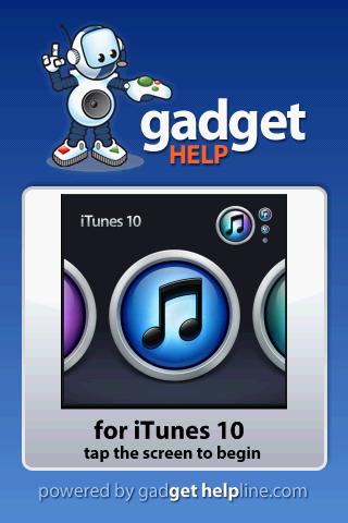 Apple iTunes 10 - Gadget Help 1.0