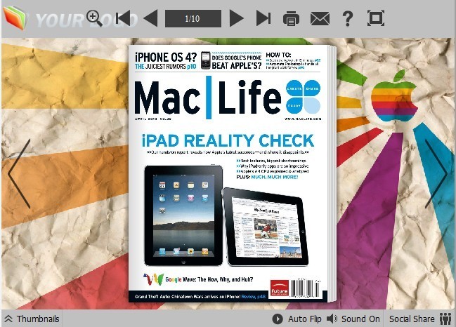 Apple Theme for PDF to Flipping Book Pro 1.0