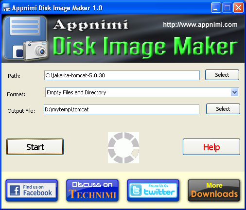 Appnimi Disk Image Maker 1.0