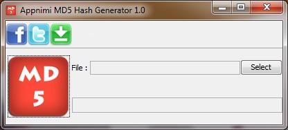 Appnimi MD5 Hash Generator 1.0