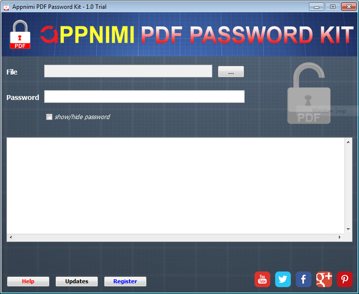 Appnimi PDF Password Kit 1.0