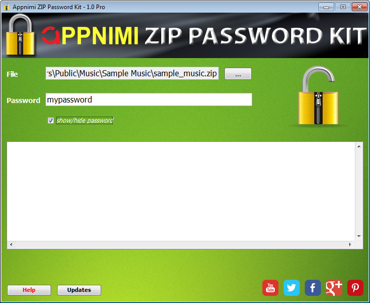 Appnimi Zip Password Kit 1.0