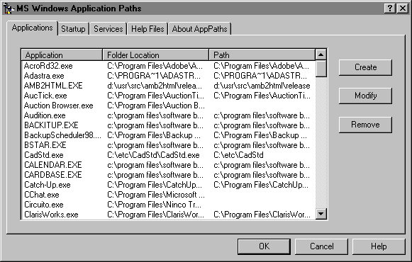 AppPaths 2000 2.9