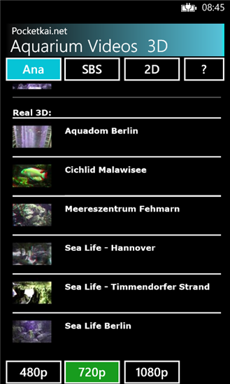 Aquarium Videos 3D 1.3.0.0