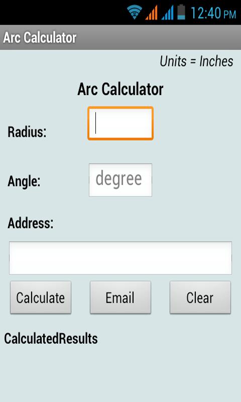 Arc Calculator 1.0