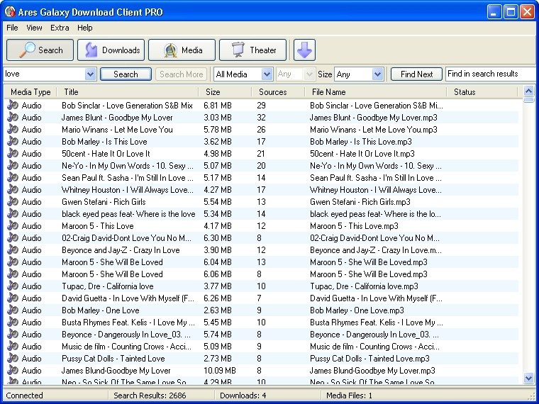 Ares Galaxy Download Client 2.62