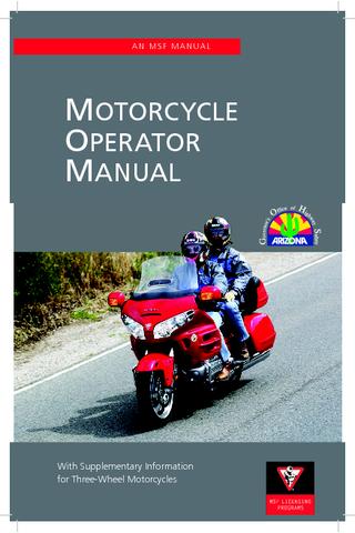 Arizona Motorcycle Handbook 4.1