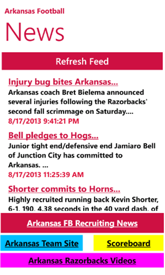 Arkansas Football News 5.0.0.0