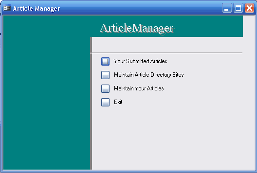 Article Manager 1.0