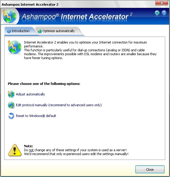 Ashampoo Internet Accelerator 2 2.10