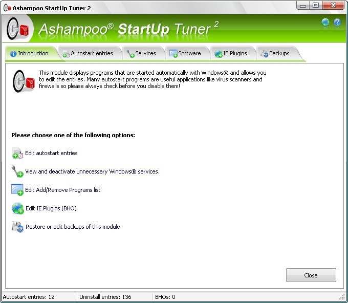 Ashampoo StartUp Tuner 2 2.00