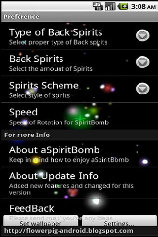 aSpiritBomb Live Wallpaper 1.2