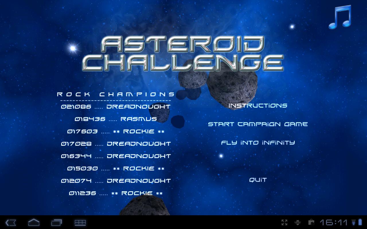 Asteroid Challenge 2.0
