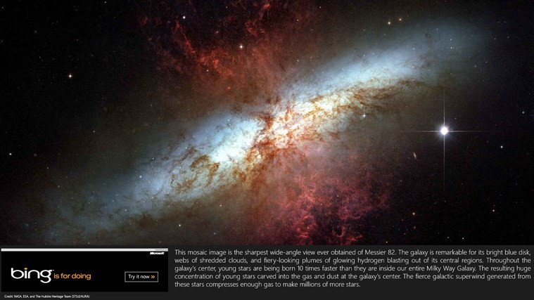 Astronomy Photo of the Day for Win8 UI 1.0