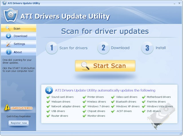 ATI Drivers Update Utility For Windows 7 3.1