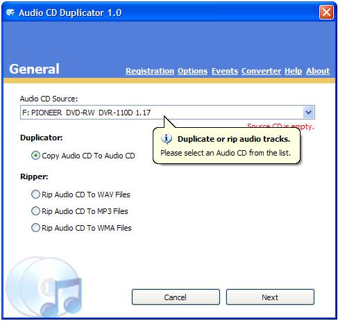 Audio CD Duplicator 2.0