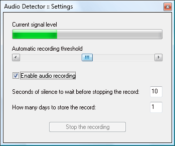 Audio Detector 1.0.1.836
