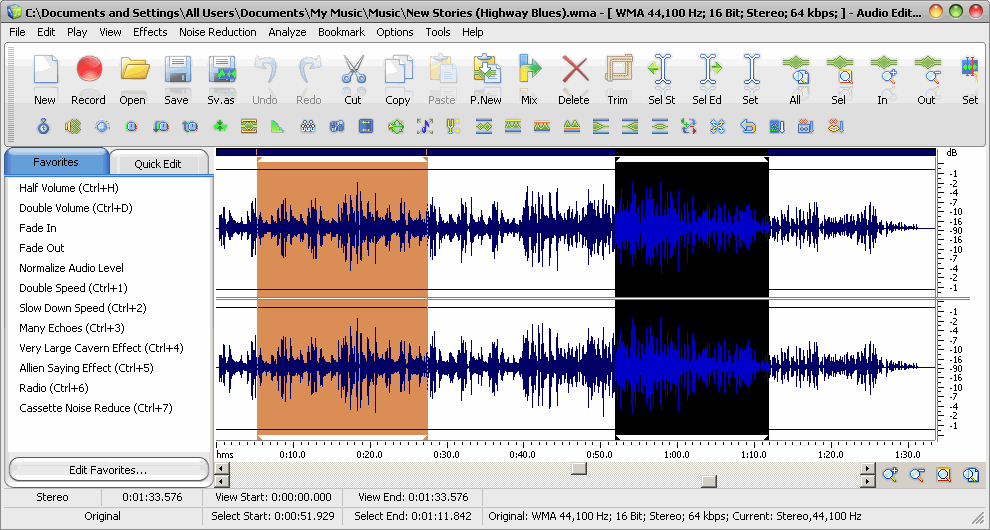 Audio Editor Deluxe 9.8.9
