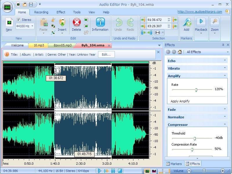 Audio Editor Pro 5.5