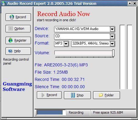 Audio Record Expert 2.0.2013.1111
