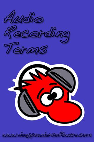 Audio Recording Terms 1.0