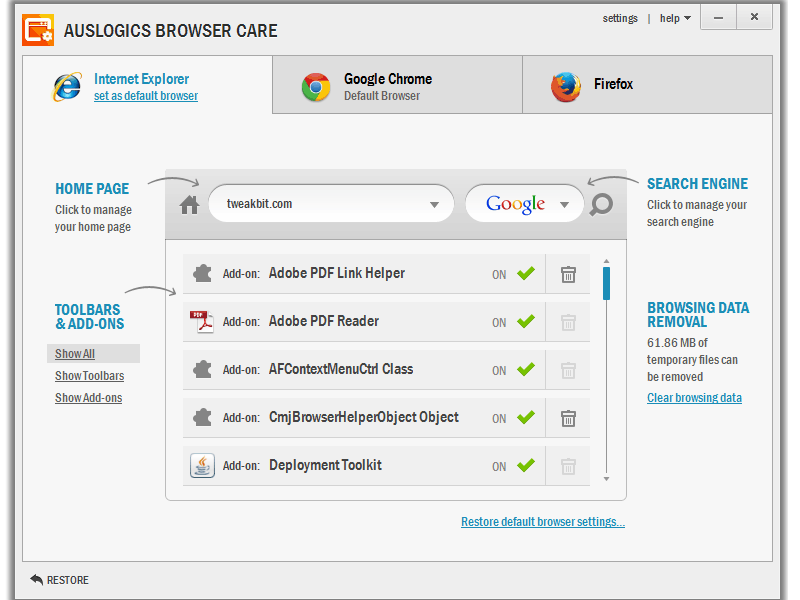Auslogics Browser Care 3.0.0