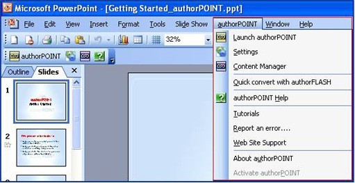authorPOINT for Rapid E-learning 3.8