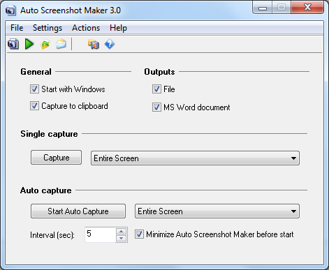Auto Screenshot Maker 3.0