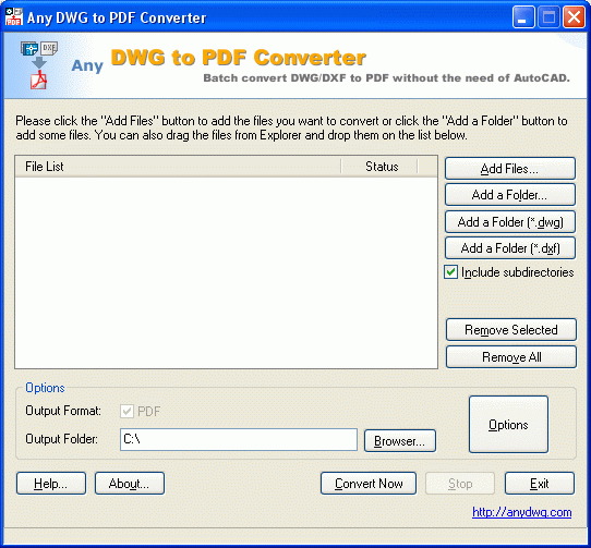 AutoCAD to PDF Any 9.0