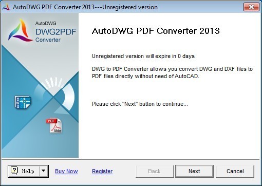 AutoDWG DWG to PDF Converter 2013 4.6